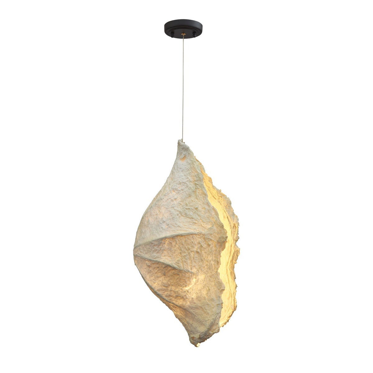 Altalis Artisanal Paper Pulp Pendant Light - Aura Lighting
