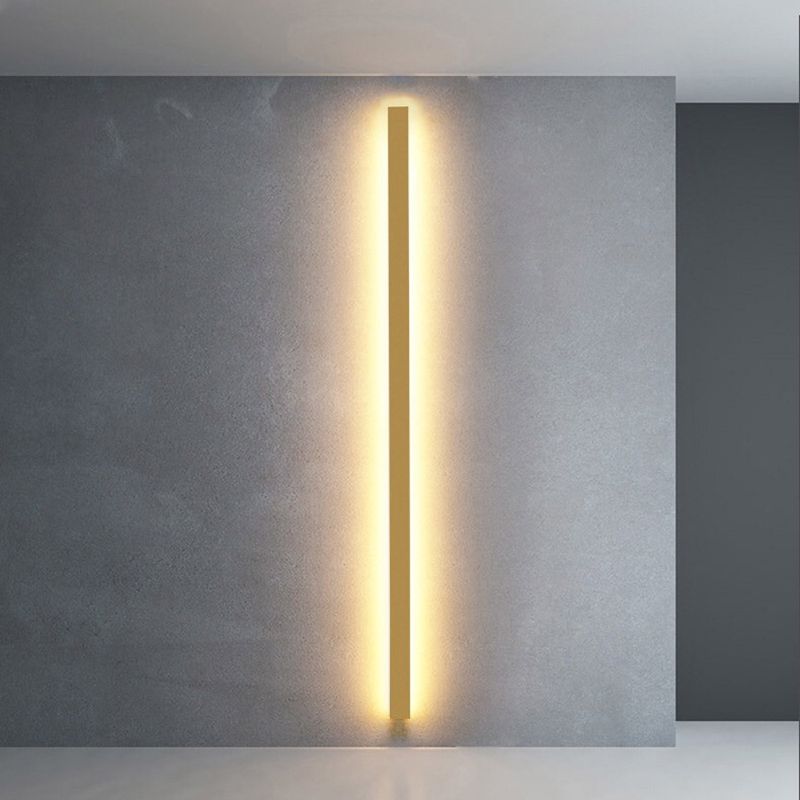 Arisha Aplique Minimalista Lineal Metal/Acrílico Oro/Negro/Blanco — imagen 2 | Aura Lighting