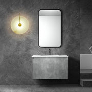 Arisha Tradicional Redondo Gel de Sílice Aplique de Pared Blanco/Negro — imagen 6 | Aura Lighting