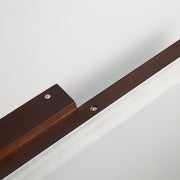 Arisha Minimalista Lineal Madera Aplique de Pared Madera/Nogal — imagen 10 | Aura Lighting