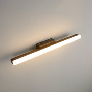 Arisha Minimalista Lineal Madera Aplique de Pared Madera/Nogal — imagen 11 | Aura Lighting