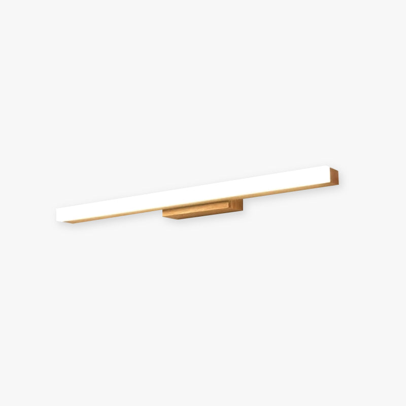 Arisha Minimalista Lineal Madera Aplique de Pared Madera/Nogal — imagen 1 | Aura Lighting