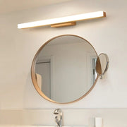 Arisha Minimalista Lineal Madera Aplique de Pared Madera/Nogal — imagen 2 | Aura Lighting