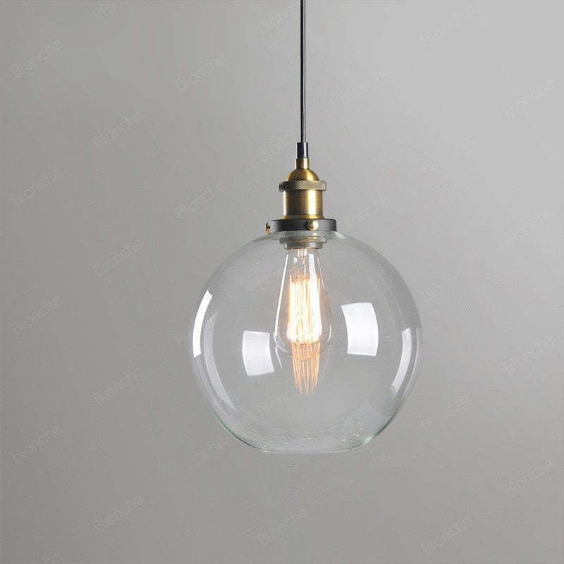 Arisha Industrial Vidrio Lámpara Colgante — imagen 19 | Aura Lighting