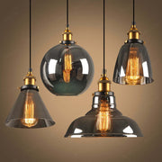 Arisha Industrial Vidrio Lámpara Colgante — imagen 2 | Aura Lighting