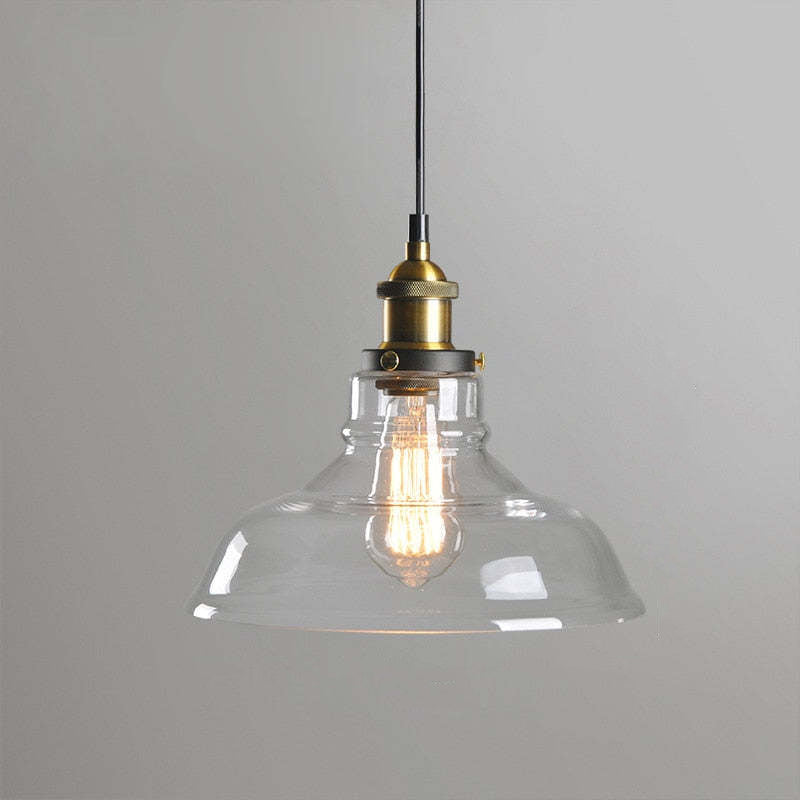 Arisha Industrial Vidrio Lámpara Colgante — imagen 22 | Aura Lighting