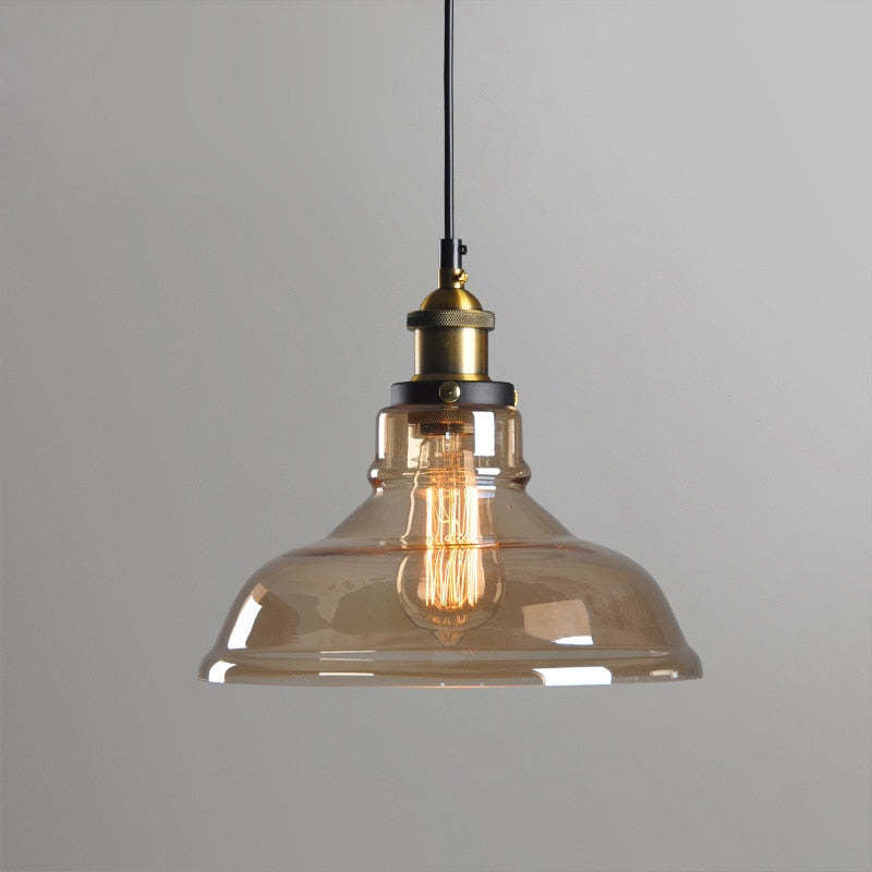 Arisha Industrial Vidrio Lámpara Colgante — imagen 23 | Aura Lighting