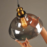 Arisha Industrial Vidrio Lámpara Colgante — imagen 6 | Aura Lighting