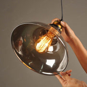 Arisha Industrial Vidrio Lámpara Colgante — imagen 7 | Aura Lighting