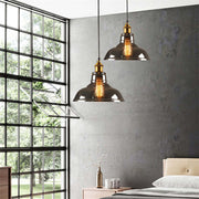 Arisha Industrial Vidrio Lámpara Colgante — imagen 9 | Aura Lighting