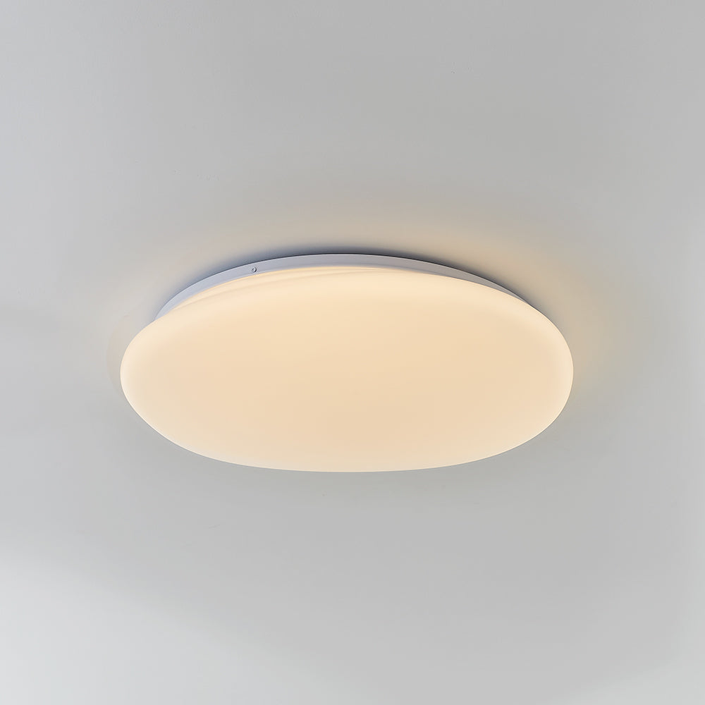 Arisha Irregular Redonda Metal/Acrílica Lámpara de Techo Blanco — imagen 11 | Aura Lighting