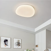 Arisha Irregular Redonda Metal/Acrílica Lámpara de Techo Blanco — imagen 3 | Aura Lighting