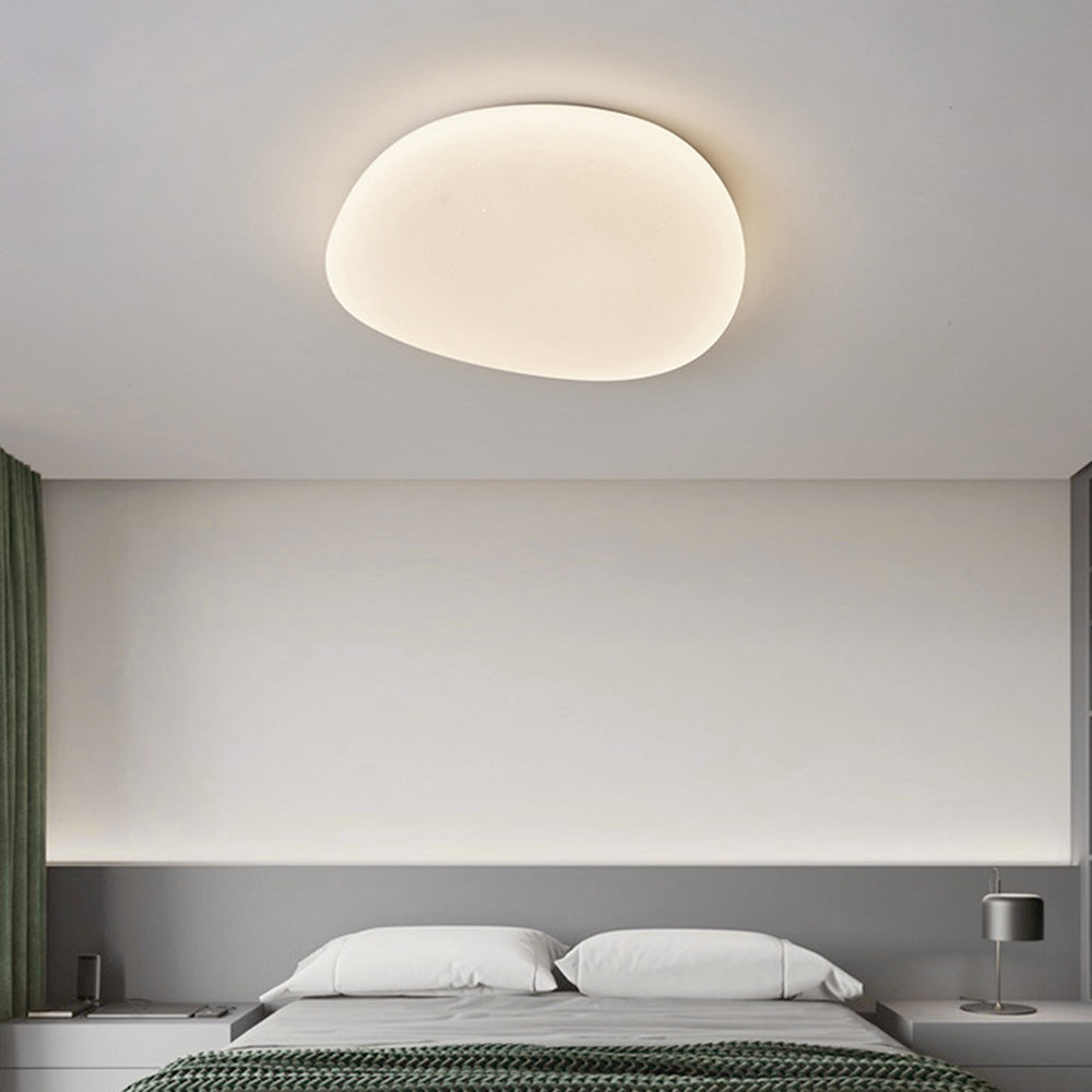 Arisha Irregular Redonda Metal/Acrílica Lámpara de Techo Blanco — imagen 6 | Aura Lighting