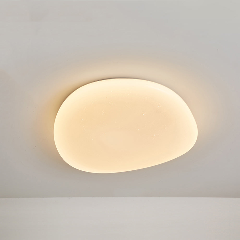 Arisha Irregular Redonda Metal/Acrílica Lámpara de Techo Blanco — imagen 9 | Aura Lighting