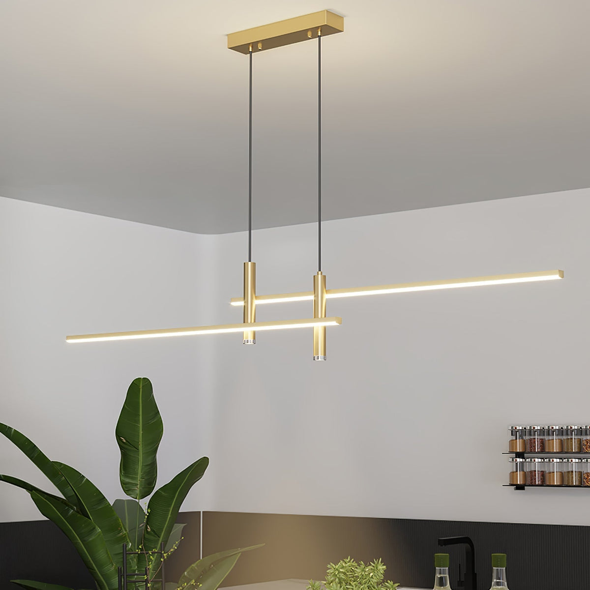 Arisha Lámpara Colgante Lineal Moderna para Comedor — imagen 21 | Aura Lighting
