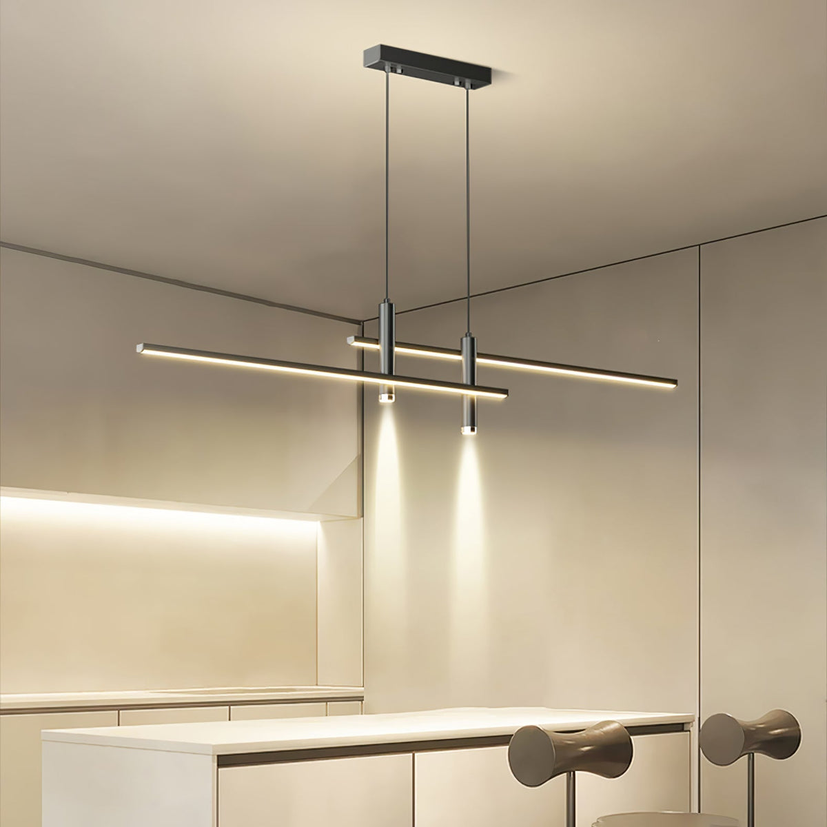 Arisha Lámpara Colgante Lineal Moderna para Comedor — imagen 22 | Aura Lighting