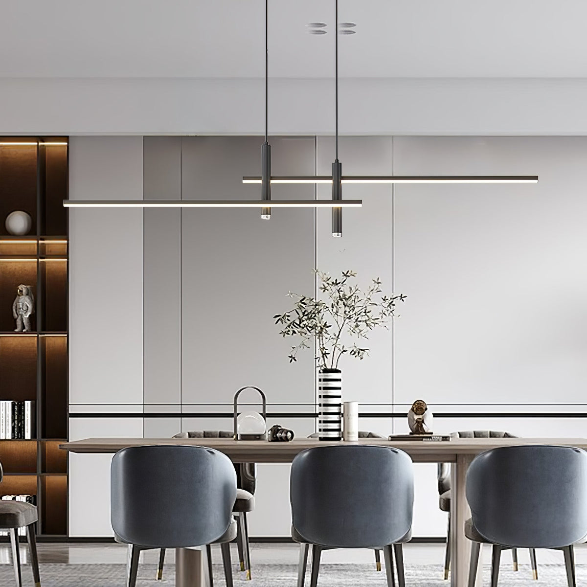 Arisha Lámpara Colgante Lineal Moderna para Comedor — imagen 27 | Aura Lighting
