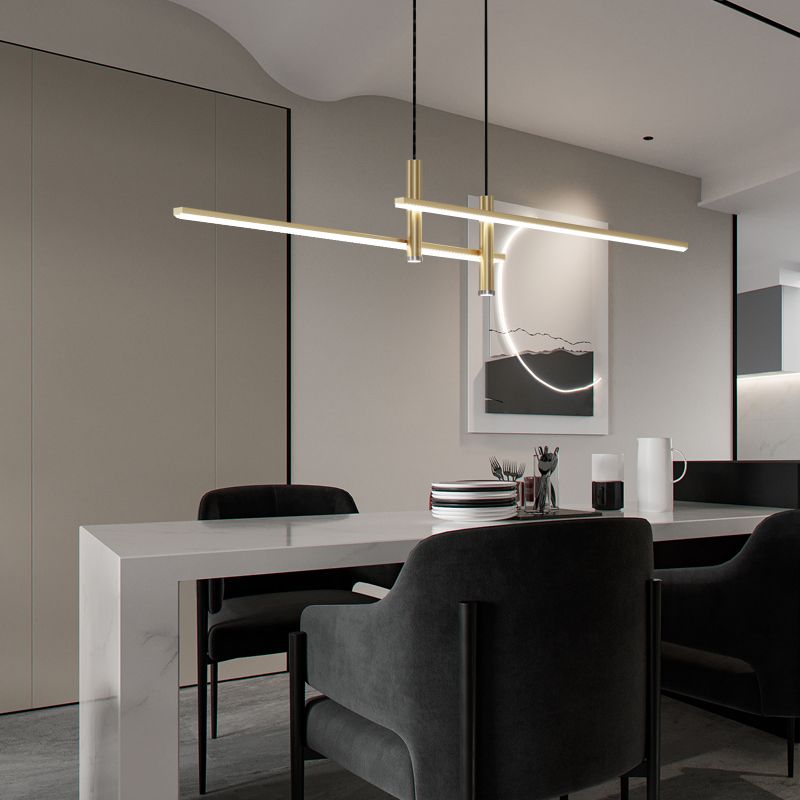 Arisha Lámpara Colgante Lineal Moderna para Comedor — imagen 2 | Aura Lighting