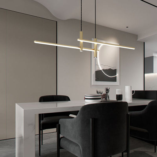 Arisha Lámpara Colgante Lineal Moderna para Comedor — imagen 2 | Aura Lighting