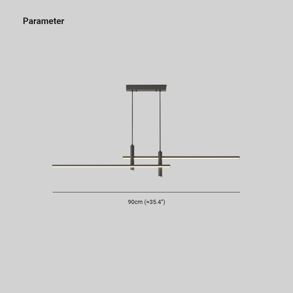 Arisha Lámpara Colgante Lineal Moderna para Comedor — imagen 4 | Aura Lighting