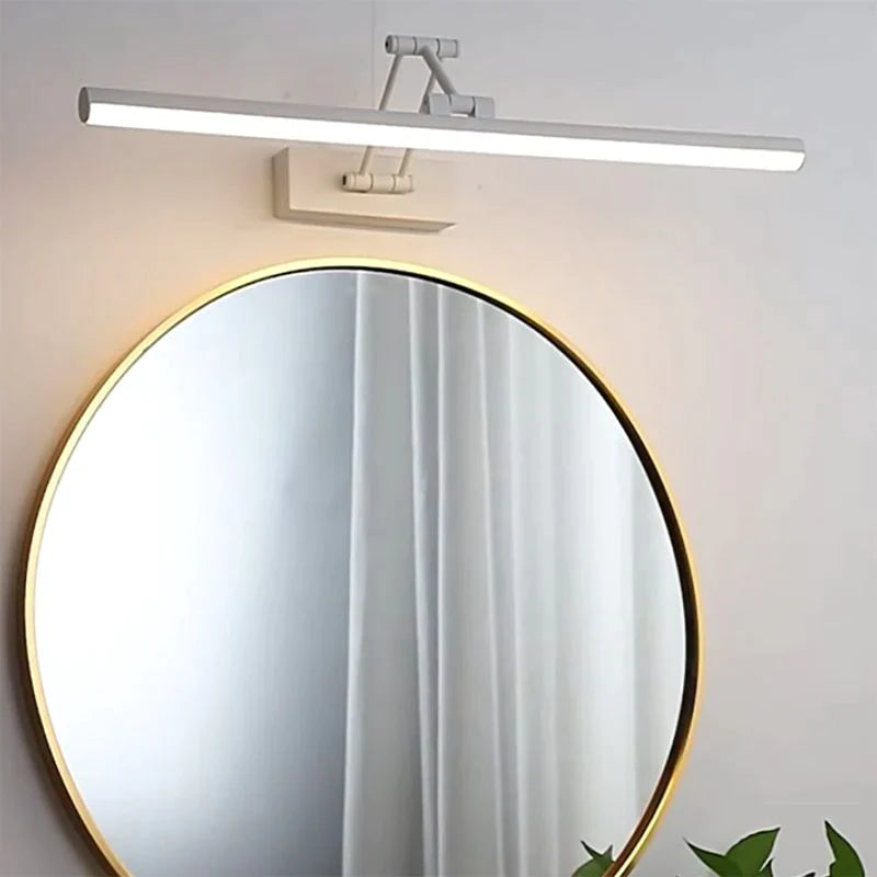 Arisha Lámpara de Pared LED de Metal con Frente de Espejo — imagen 5 | Aura Lighting