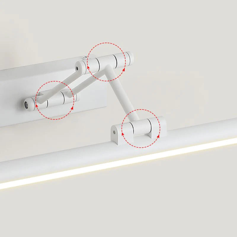Arisha Lámpara de Pared LED de Metal con Frente de Espejo — imagen 8 | Aura Lighting