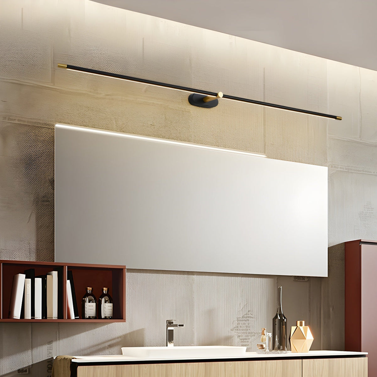 Arisha Lámpara de Pared Lineal Minimalista Recargable — imagen 2 | Aura Lighting