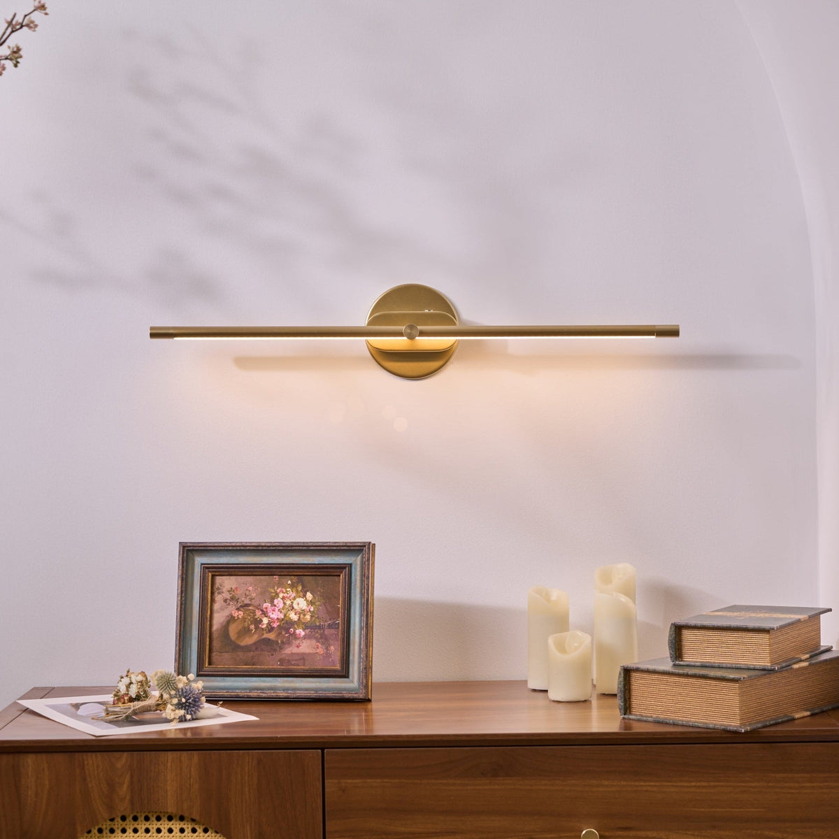 Arisha Lámpara de Pared Lineal Minimalista Recargable — imagen 5 | Aura Lighting