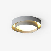 Arisha Lámpara de Techo de Doble Aro en Gris — imagen 21 | Aura Lighting