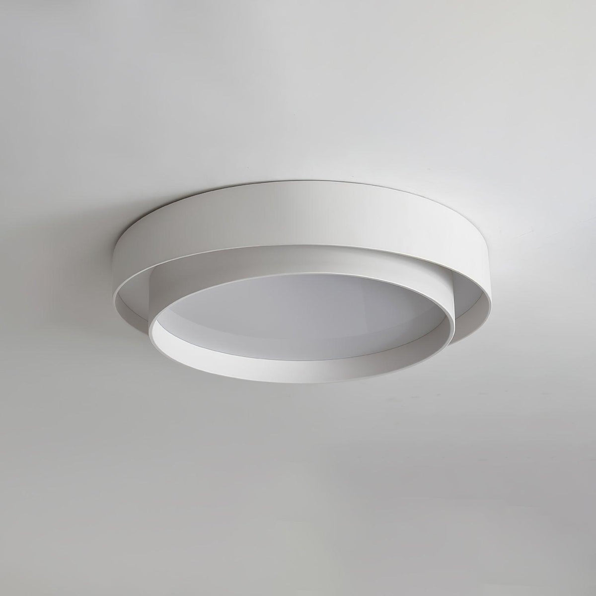 Arisha Lámpara de Techo de Doble Aro en Gris — imagen 26 | Aura Lighting