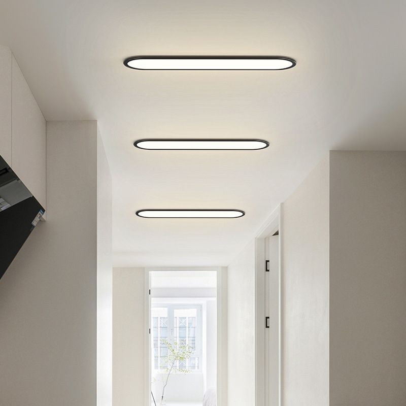 Arisha Lámpara de Techo Flush Mount Oval Minimalista — imagen 5 | Aura Lighting