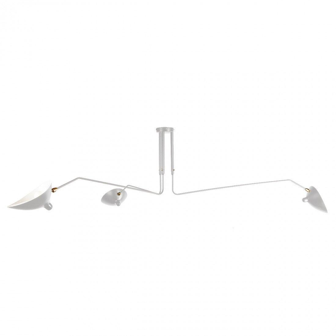 Arisha Lámpara de Techo Industrial de Tres Brazos — imagen 16 | Aura Lighting