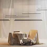 Arisha Minimalista Lineal Metal/Acrílico Lámpara Colgante — imagen 2 | Aura Lighting