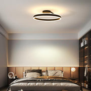 Arisha Moderna Anilla Metal Lámpara de Techo Blanca/Negra — imagen 11 | Aura Lighting