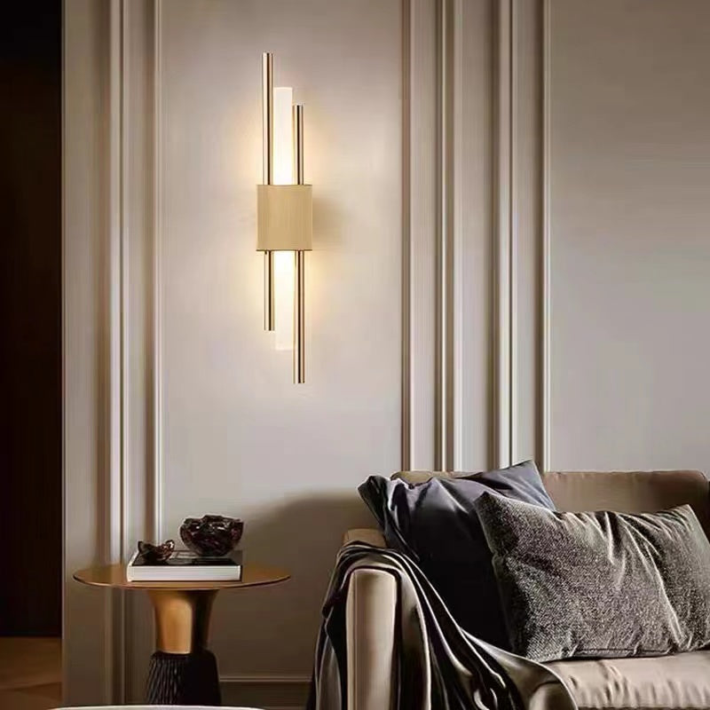 Arisha Moderna Geometría Metal LED Aplique de Pared Blanca/Dorada/Verde — imagen 11 | Aura Lighting