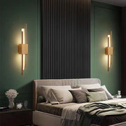 Arisha Moderna Geometría Metal LED Aplique de Pared Blanca/Dorada/Verde — imagen 2 | Aura Lighting
