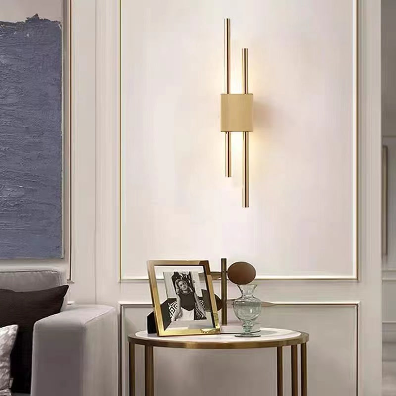 Arisha Moderna Geometría Metal LED Aplique de Pared Blanca/Dorada/Verde — imagen 8 | Aura Lighting