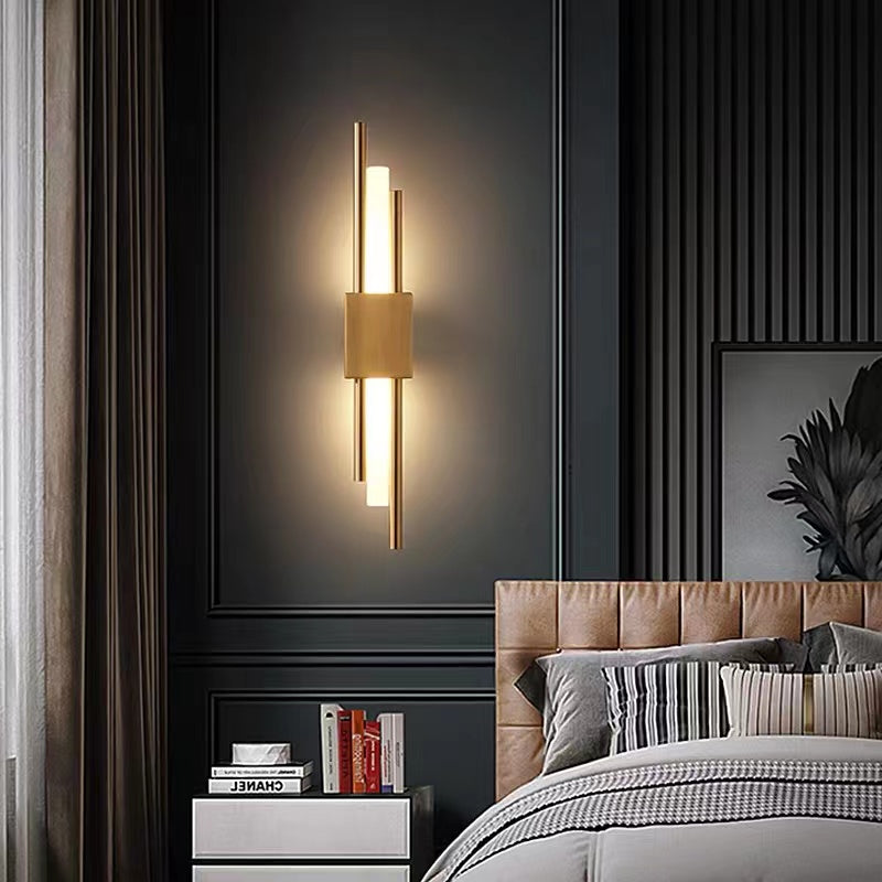 Arisha Moderna Geometría Metal LED Aplique de Pared Blanca/Dorada/Verde — imagen 9 | Aura Lighting