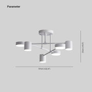 Arisha Moderna Geométrica Lámpara de Techo — imagen 4 | Aura Lighting