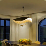 Arisha Moderna Irregularmente Metal Lámpara Colgante Negra/Blanca — imagen 6 | Aura Lighting