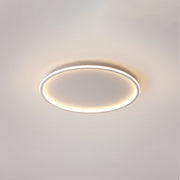 Arisha Moderna Redonda Metal Lámpara de Techo Blanca/Negra — imagen 12 | Aura Lighting