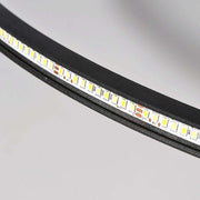 Arisha Moderna Redonda Metal Lámpara de Techo Blanca/Negra — imagen 15 | Aura Lighting