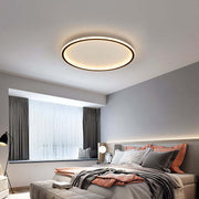 Arisha Moderna Redonda Metal Lámpara de Techo Blanca/Negra — imagen 8 | Aura Lighting