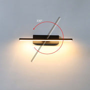 Arisha Moderno Aplique de Pared Giratorio Rectangular/Lineal Metal — imagen 2 | Aura Lighting