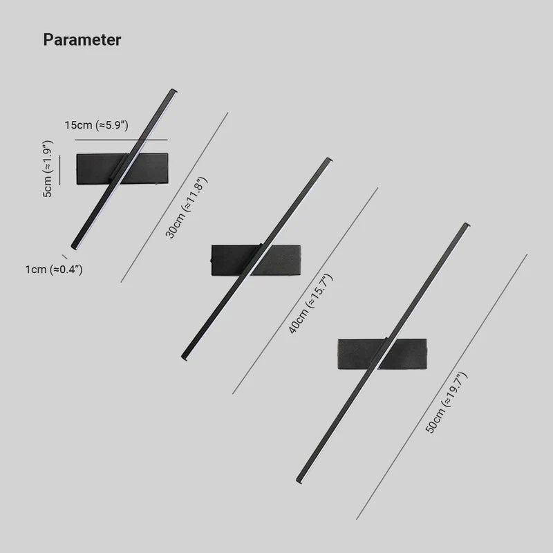 Arisha Moderno Aplique de Pared Giratorio Rectangular/Lineal Metal — imagen 4 | Aura Lighting