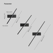 Arisha Moderno Aplique de Pared Giratorio Rectangular/Lineal Metal — imagen 4 | Aura Lighting