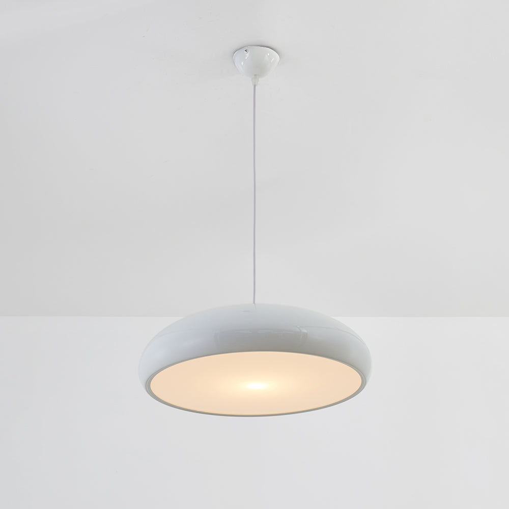 Arisha Nordica Doma Metal/Acrílico Lámpara Colgante Negra/Blanca — imagen 12 | Aura Lighting