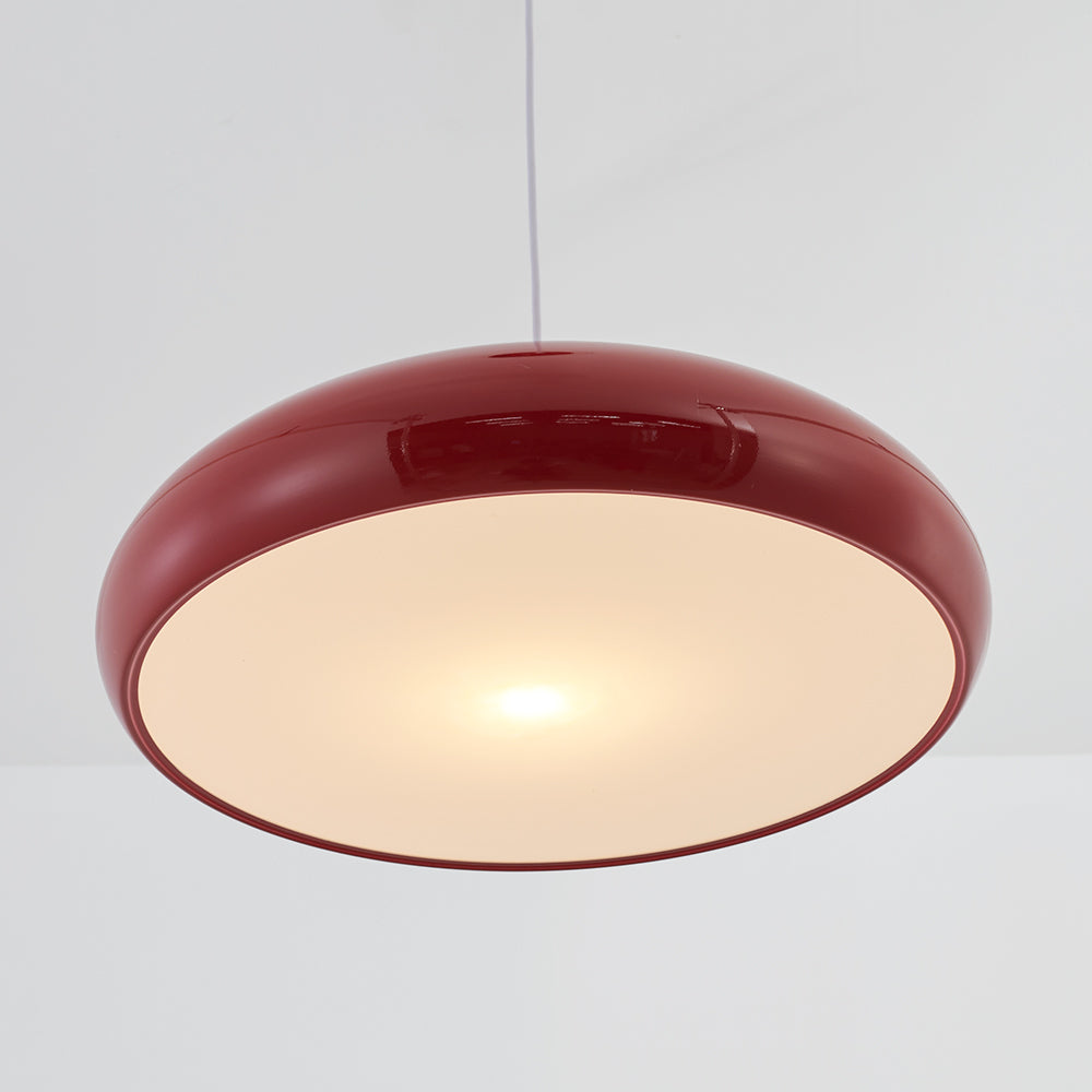 Arisha Nordica Doma Metal/Acrílico Lámpara Colgante Negra/Blanca — imagen 15 | Aura Lighting