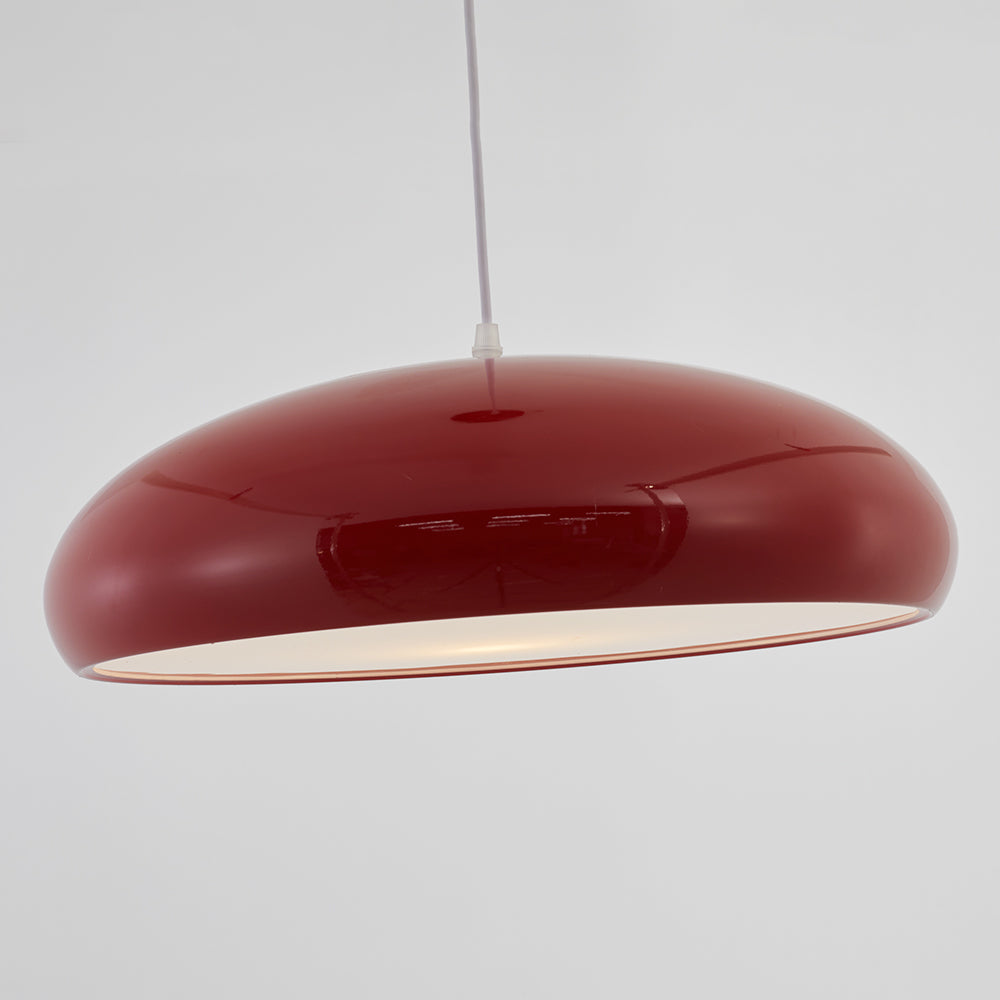 Arisha Nordica Doma Metal/Acrílico Lámpara Colgante Negra/Blanca — imagen 16 | Aura Lighting