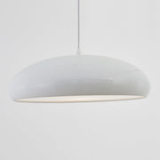 Arisha Nordica Doma Metal/Acrílico Lámpara Colgante Negra/Blanca — imagen 18 | Aura Lighting